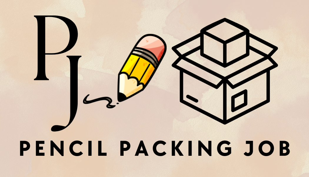 Pencils packing jobs at home